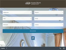 Tablet Screenshot of hotelalamedapalace.com